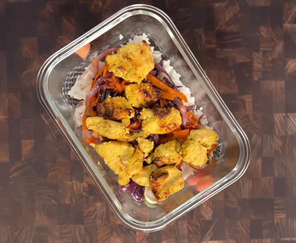 High Protein Coconut Curry Bowls