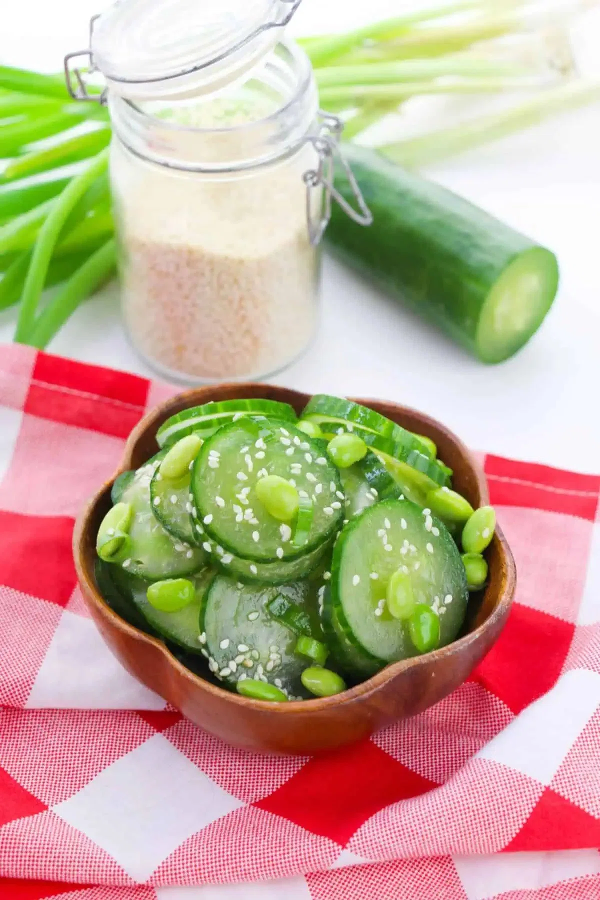 Cucumber Edamame Salad
