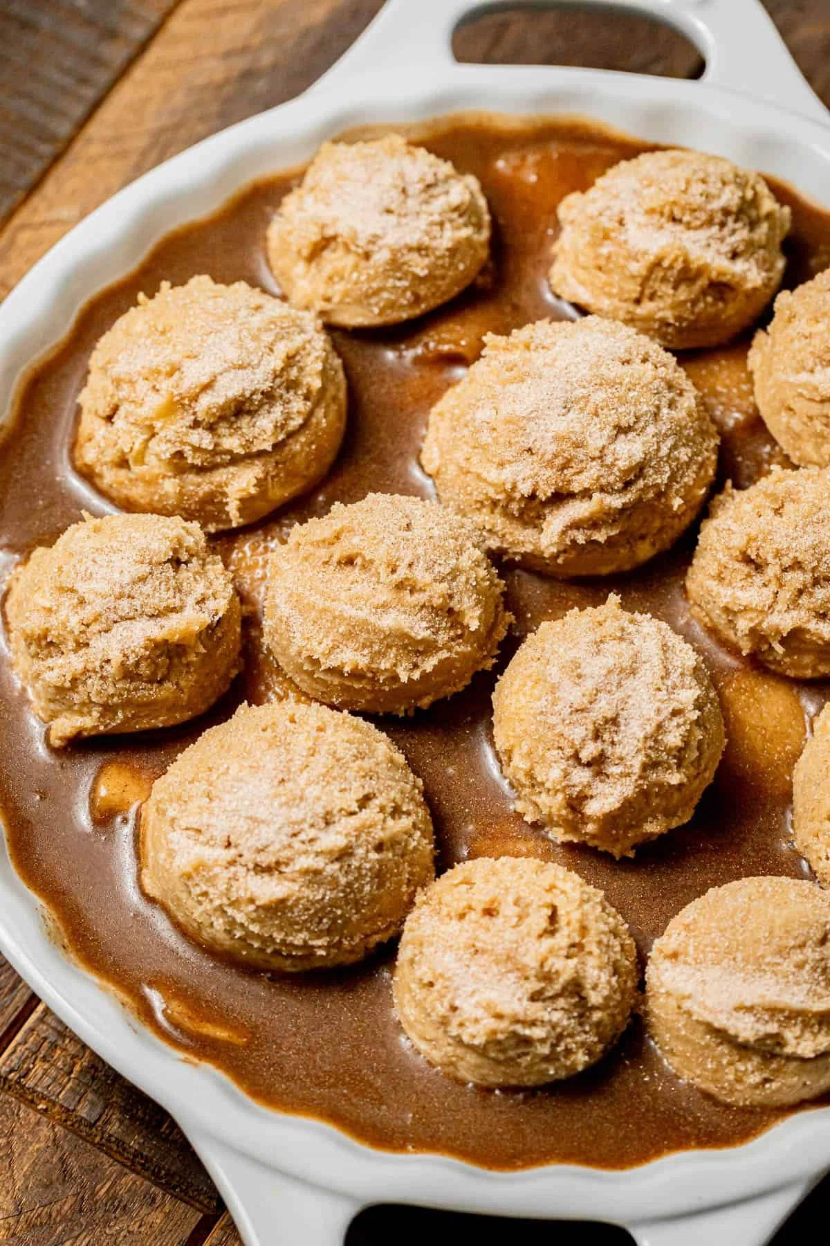 Cinnamon Sugar Apple Cobbler