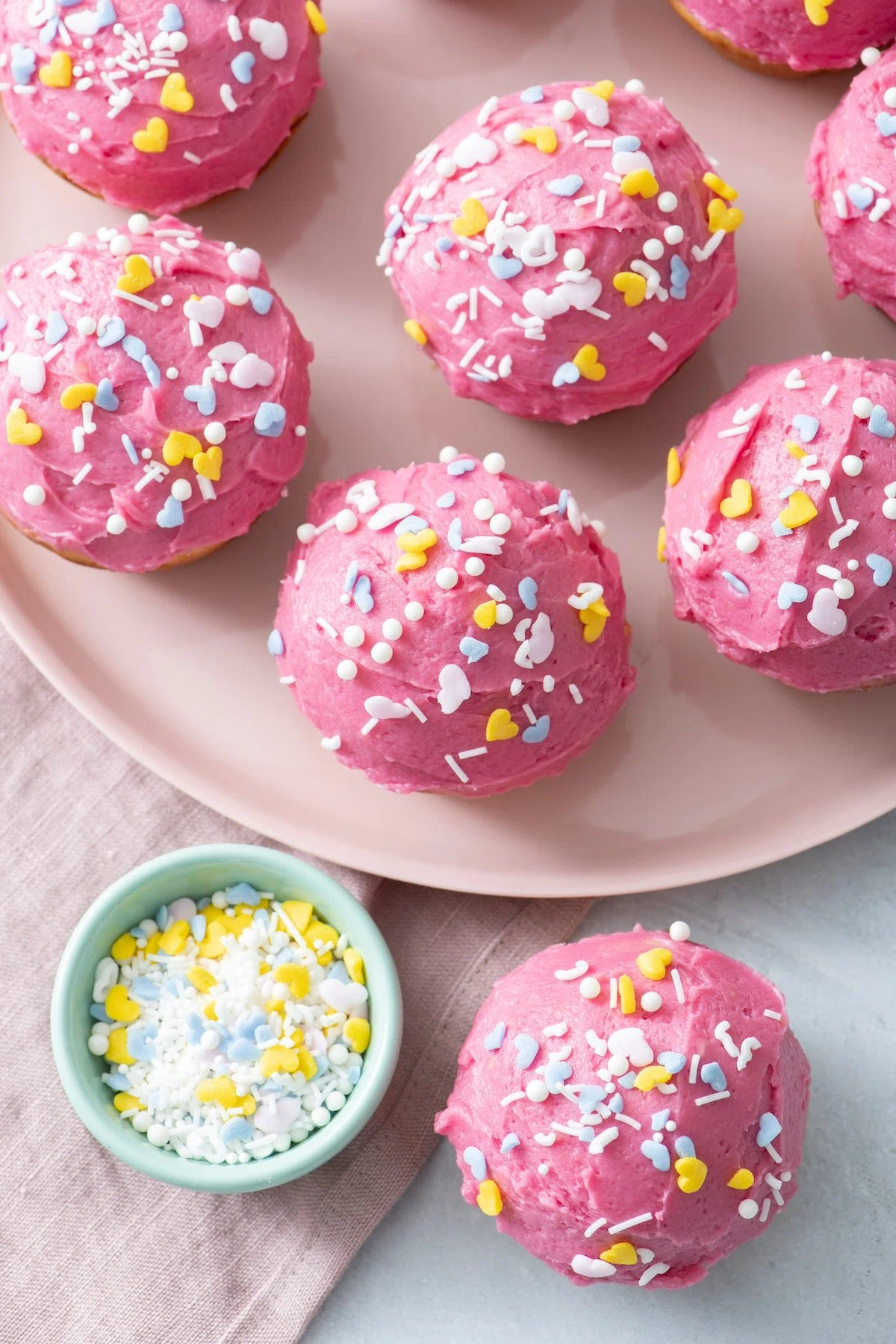 Dye-Free Pink Cupcakes for Valentine’s Day