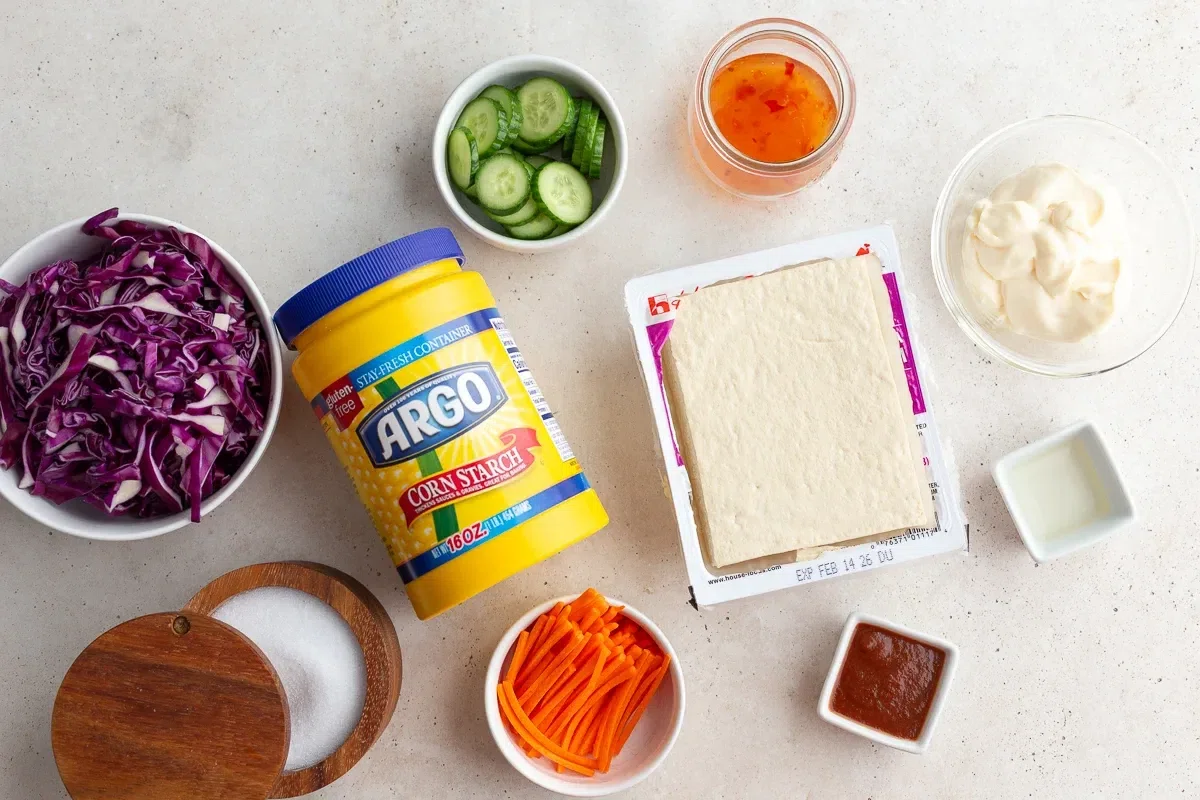 Bang Bang Tofu (Air Fryer or Pan Fried)