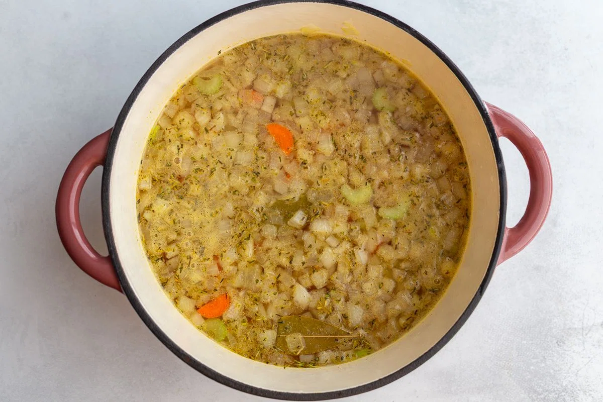 Vegetarian Chicken Noodle Soup (Easy + Vegan)