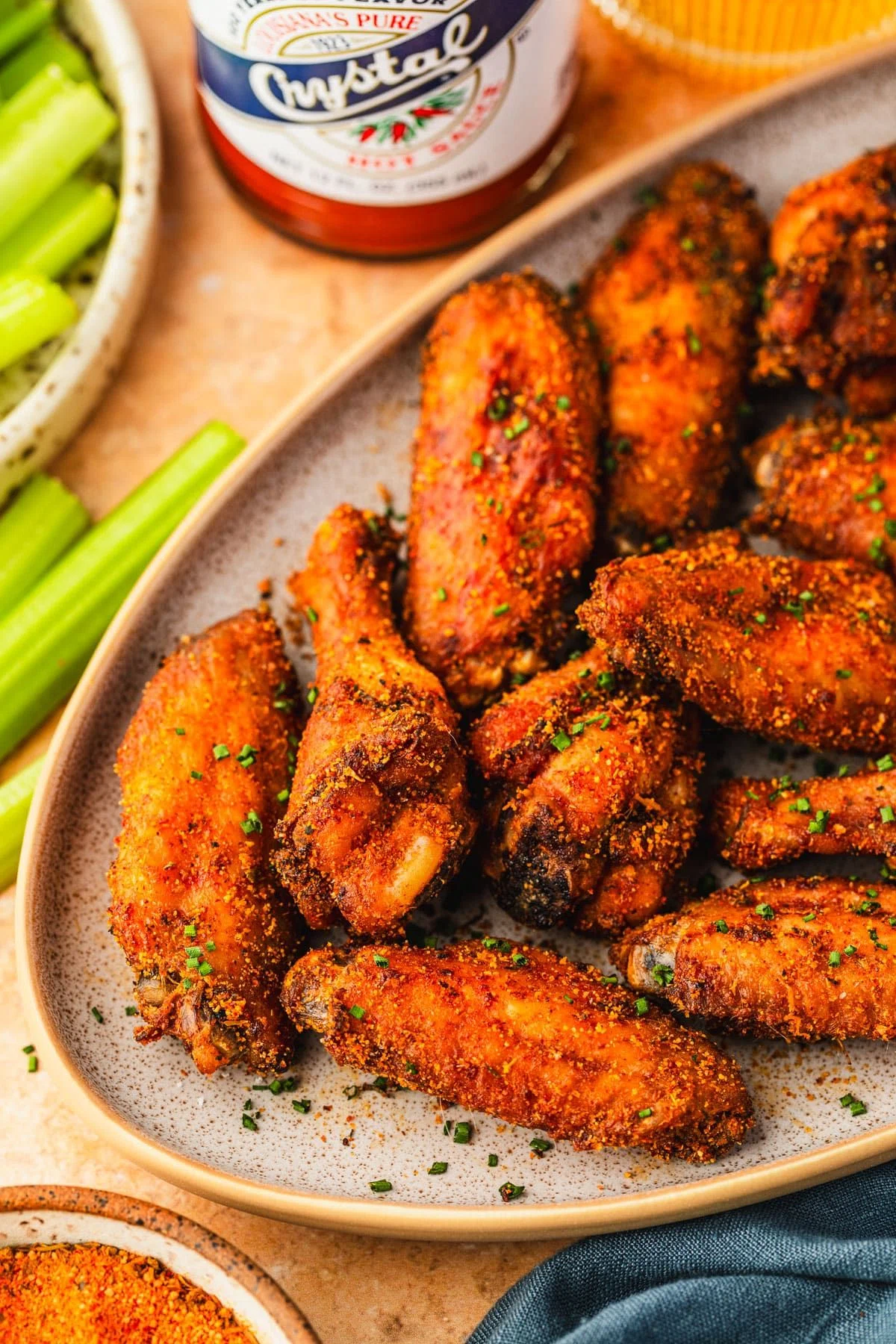 Cajun Spiced Chicken Wings