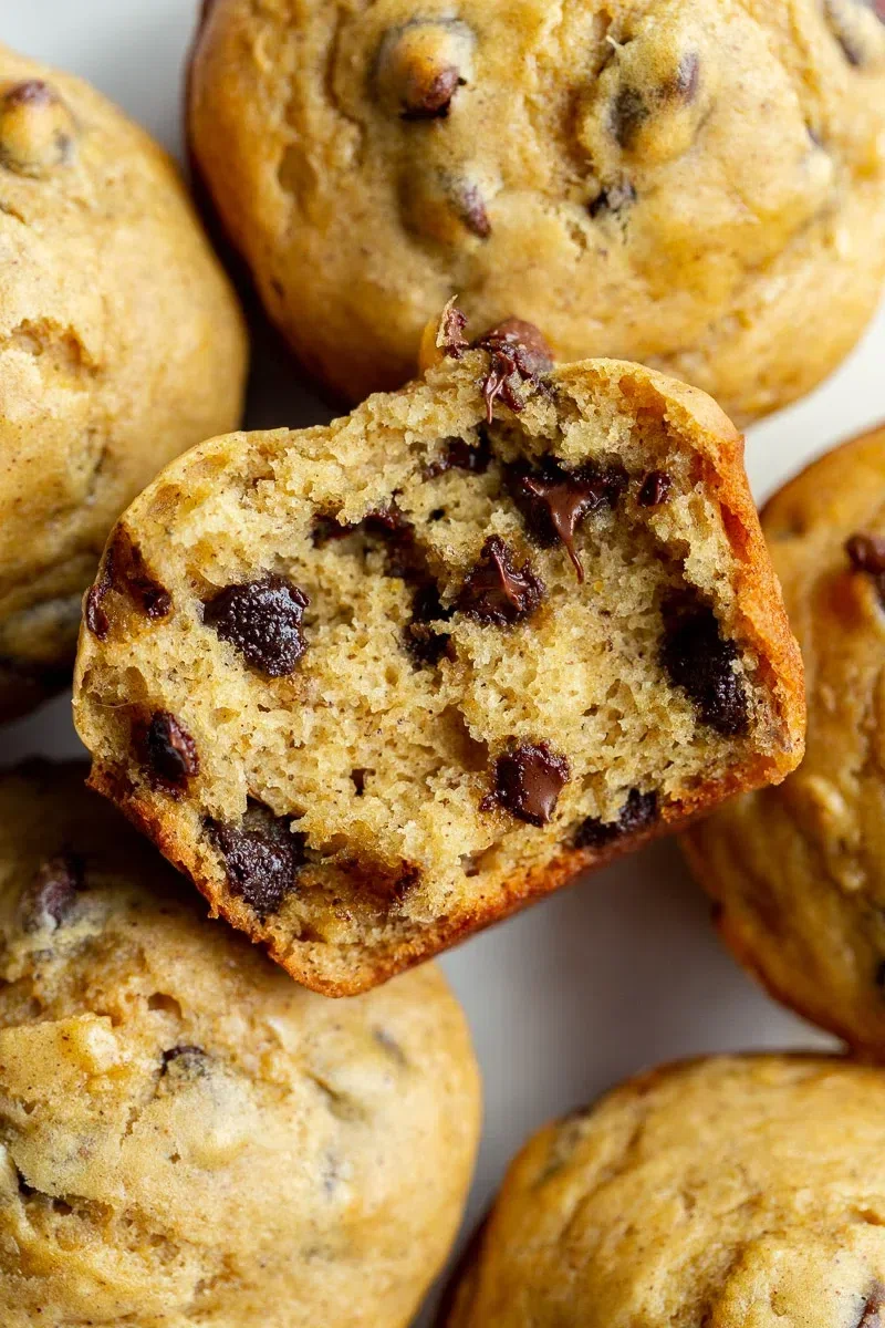 Chocolate Chip Vegan Muffins (with Banana)