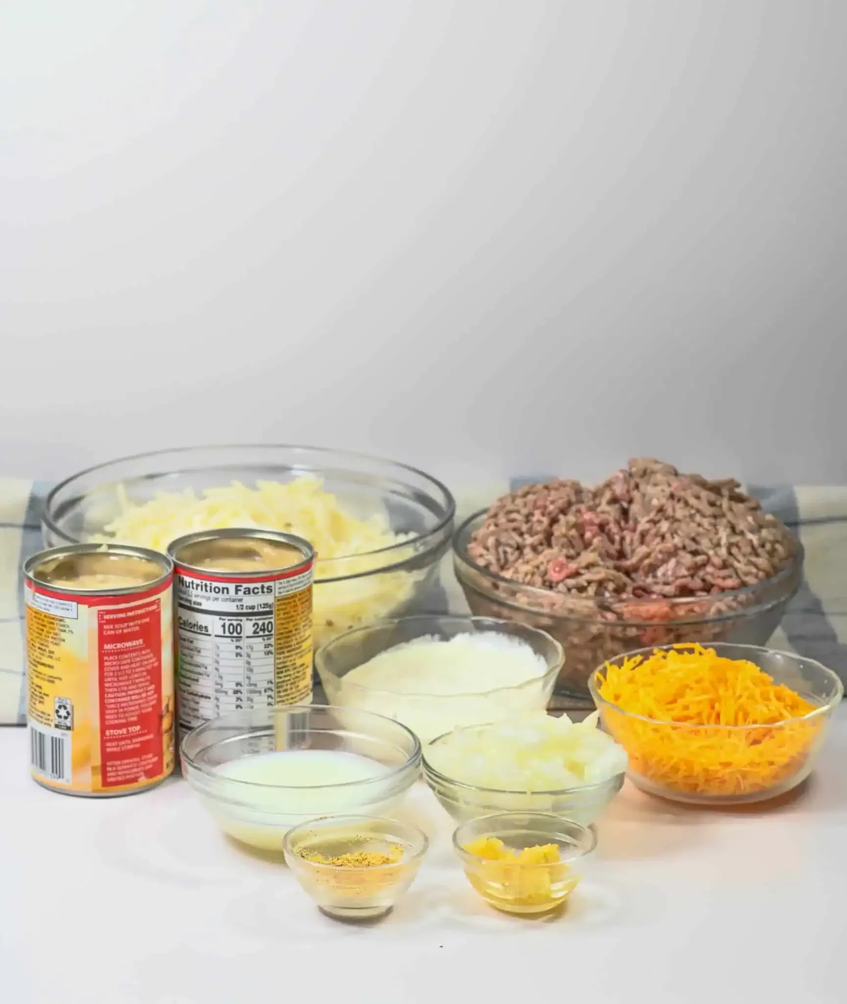 Hamburger and Hash Brown Casserole