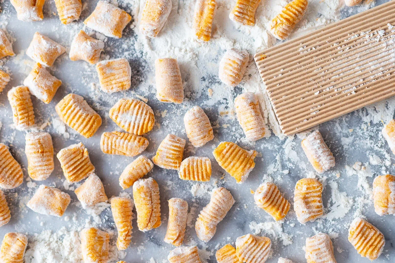 Homemade Sweet Potato Gnocchi (3 Ingredients)