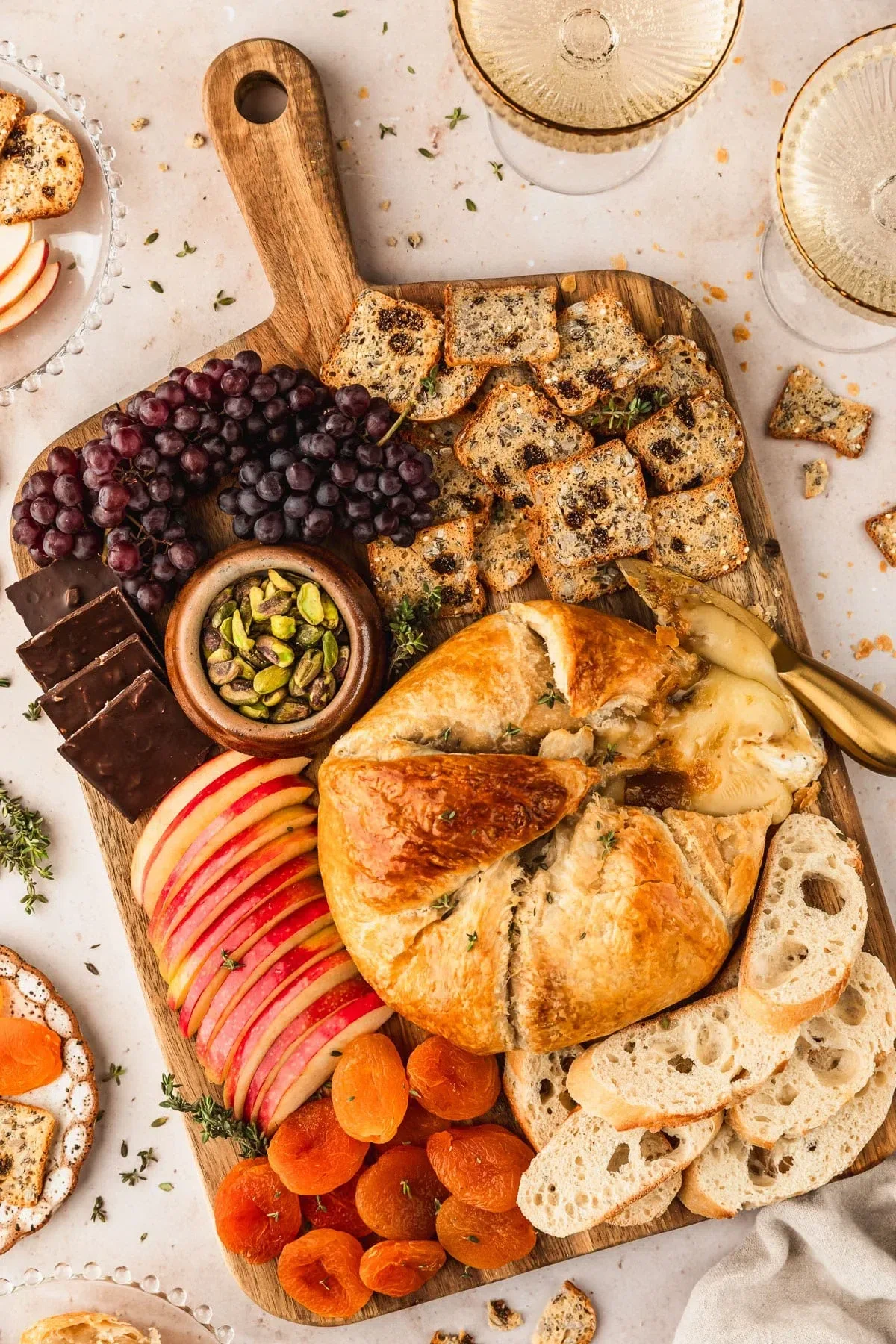 3-Ingredient Brie and Jam in Puff Pastry