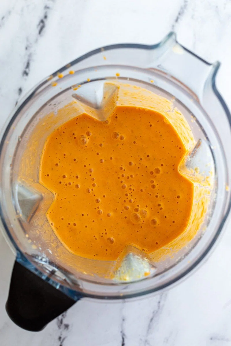 Roasted Red Pepper Tofu Pasta