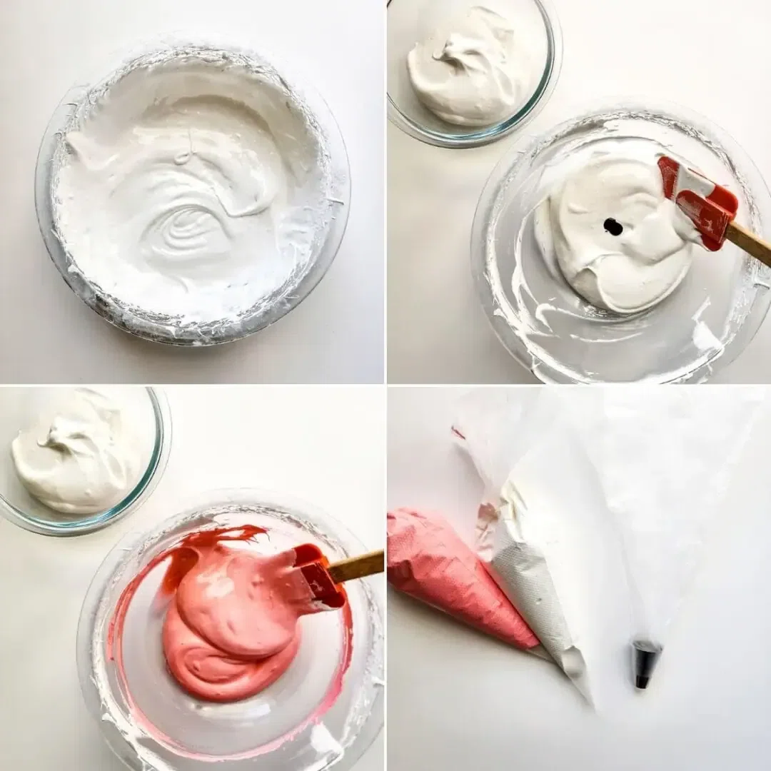 Valentine Meringue Cookies