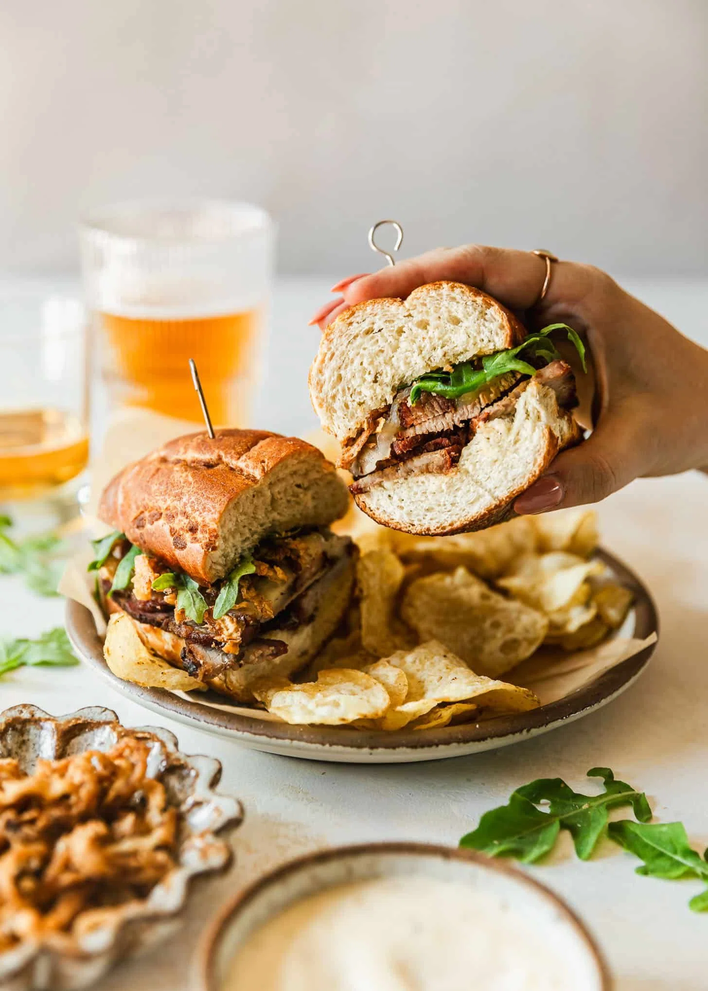 Best-Ever Tri-Tip Sandwiches with Garlic Aioli