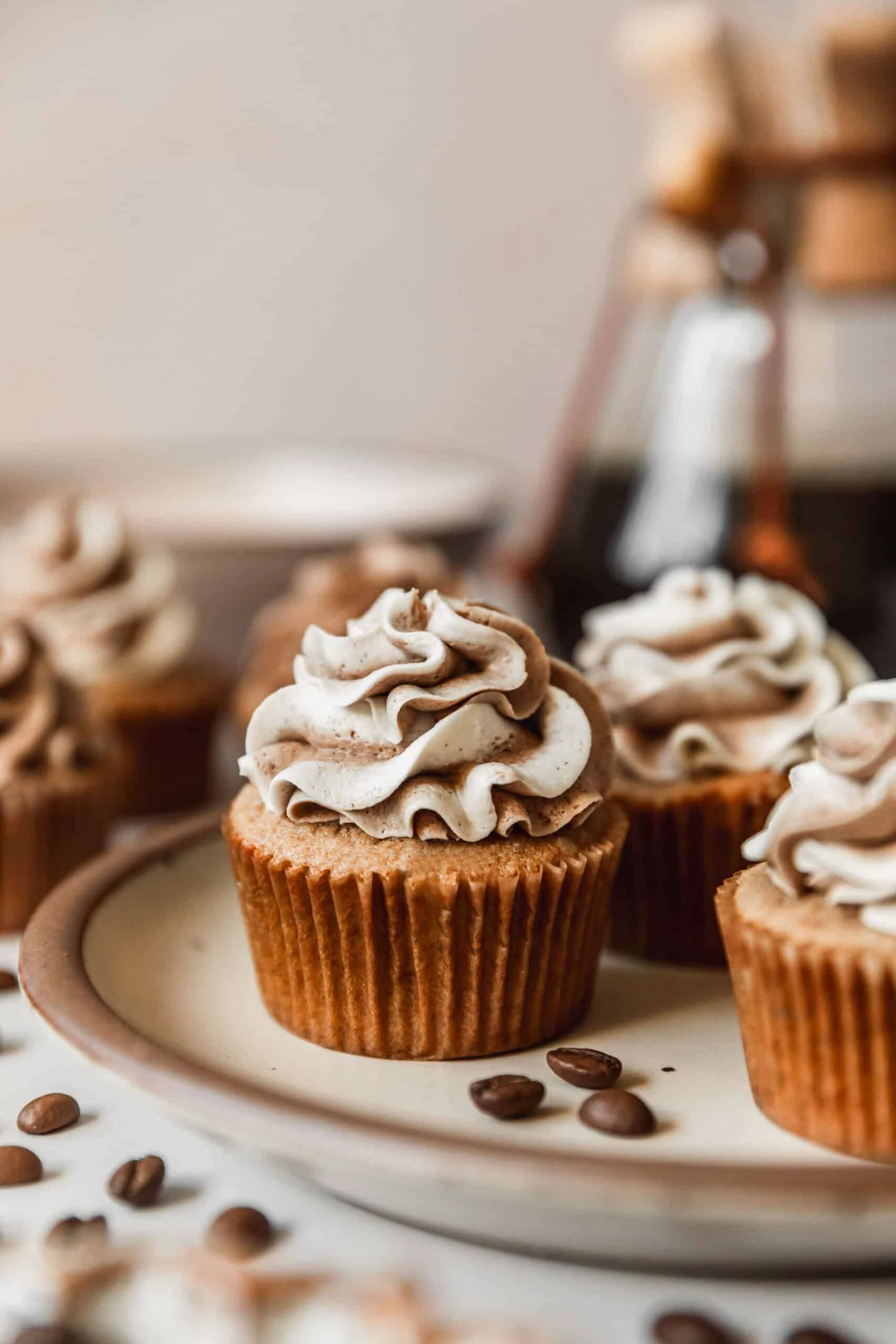 Coffee Cupcakes with Vanilla Coffee Buttercream