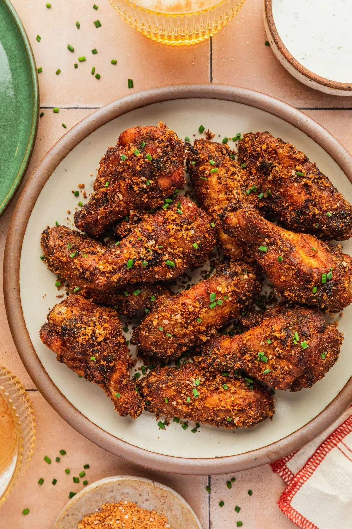 Dry Rub Chicken Wings in the Oven or Air Fryer