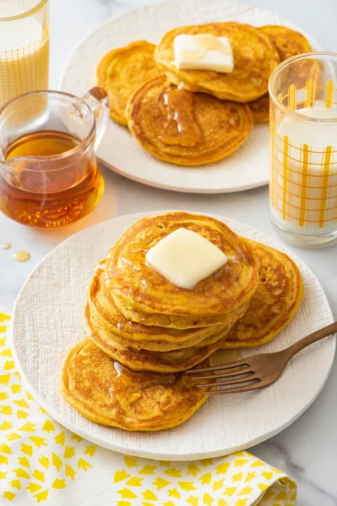 Vegan Pumpkin Pancakes