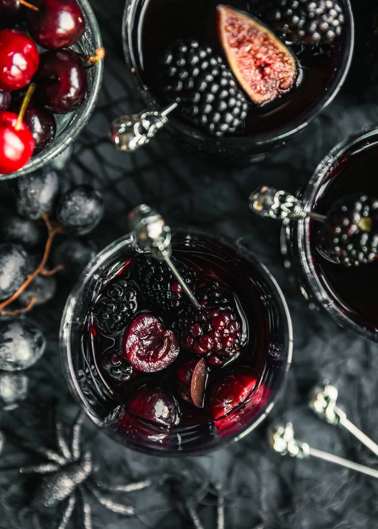 Spooky Black Halloween Sangria