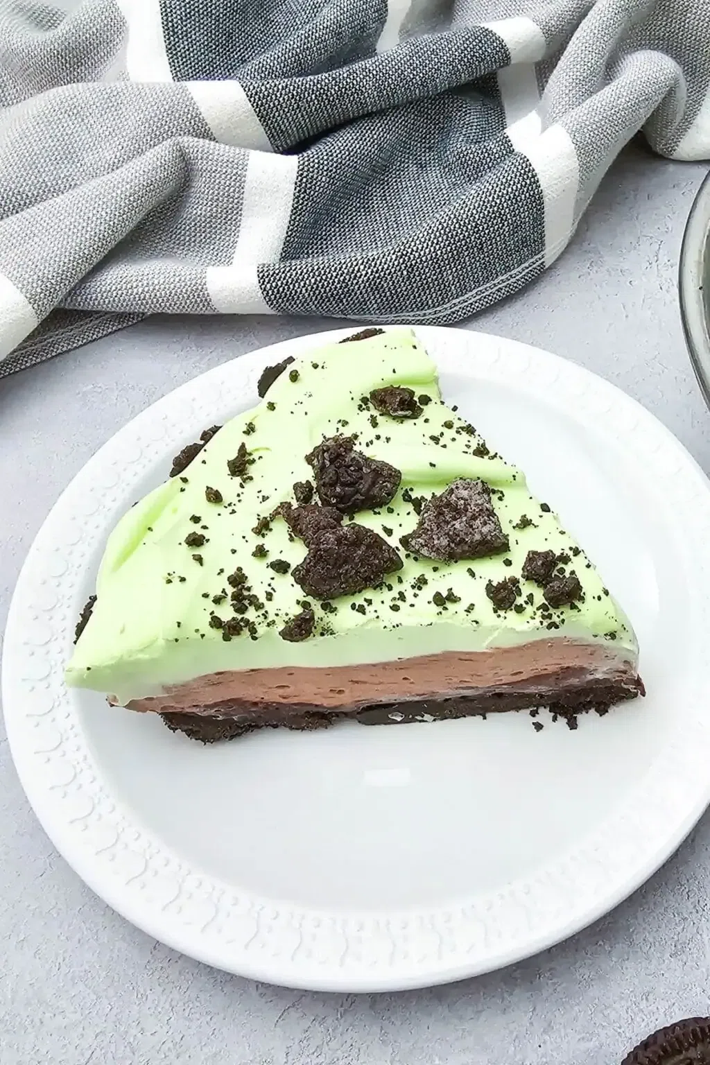Mint Oreo Pudding Pie