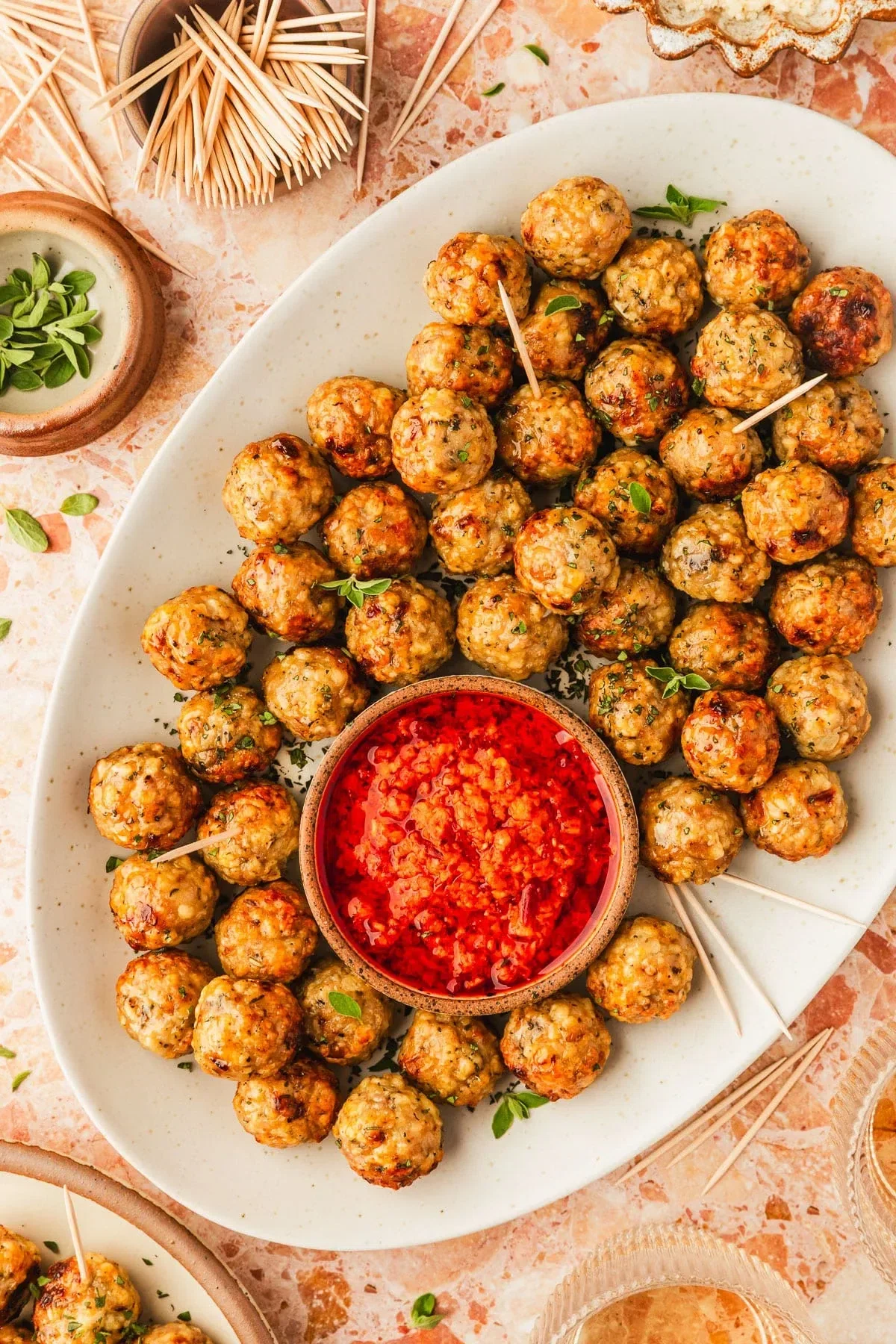 Air-Fryer Chicken Meatballs