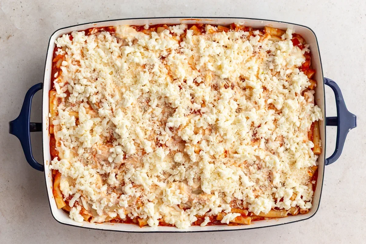 Easy Baked Ziti Without Meat