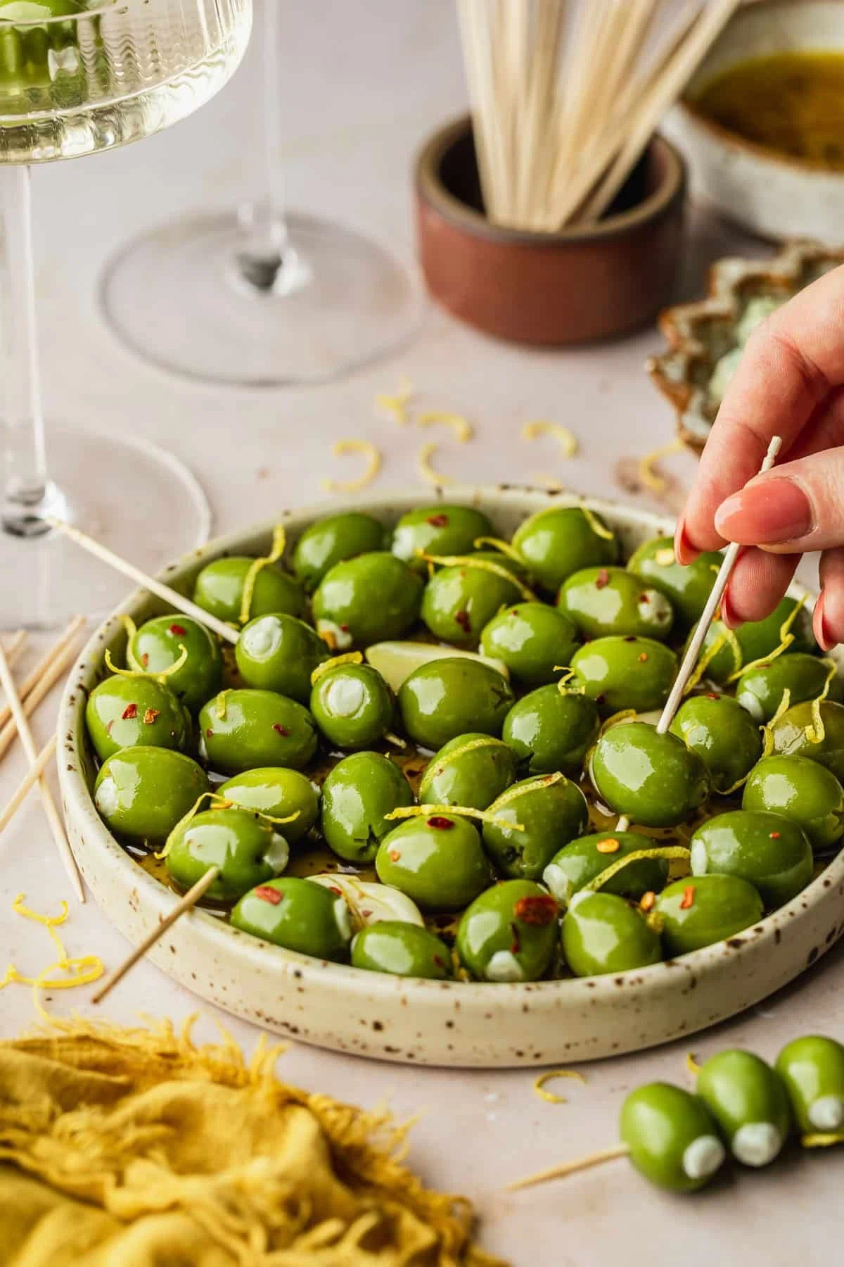 Blue Cheese Stuffed Olives