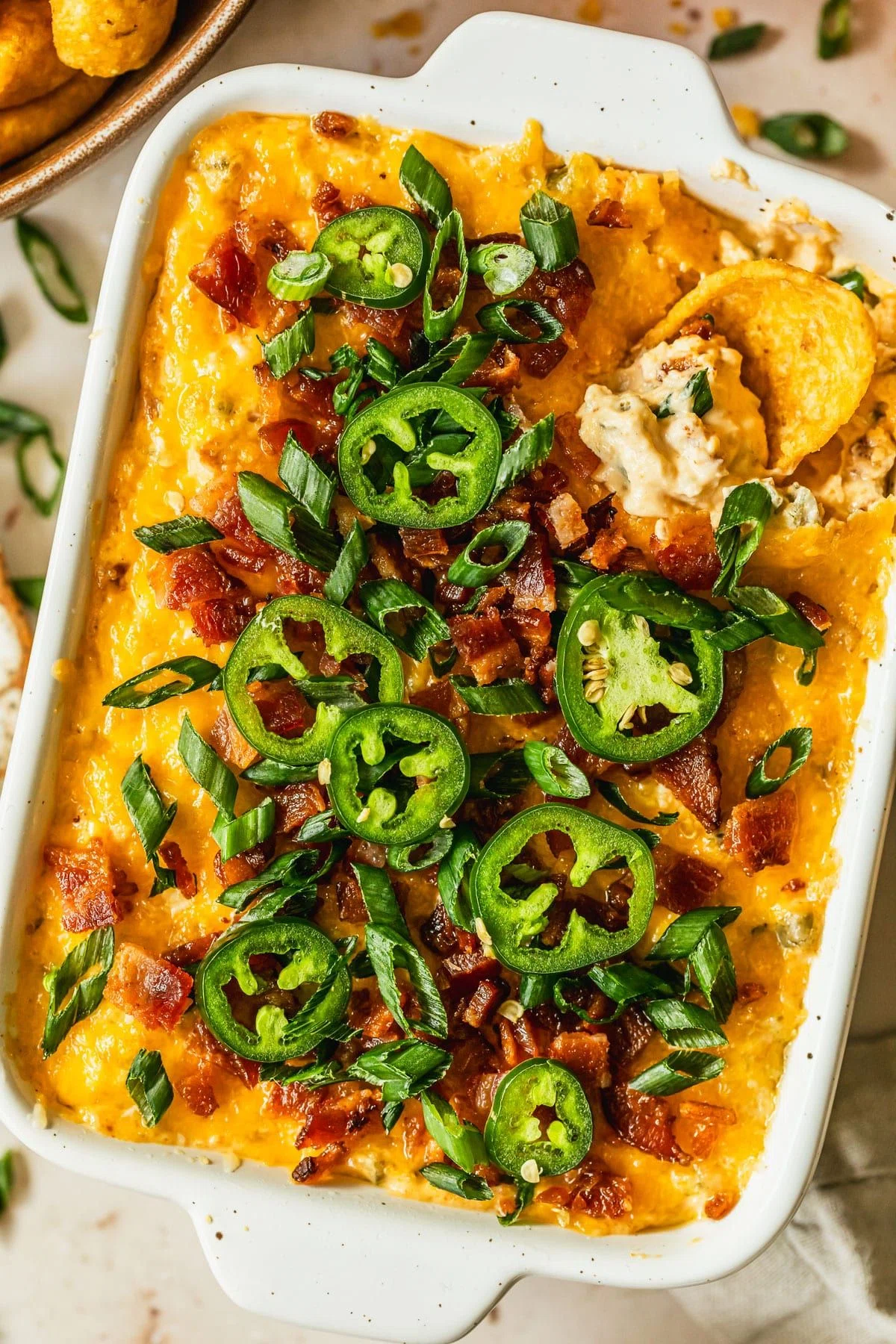 Slow Cooker Jalapeño Popper Dip with Bacon
