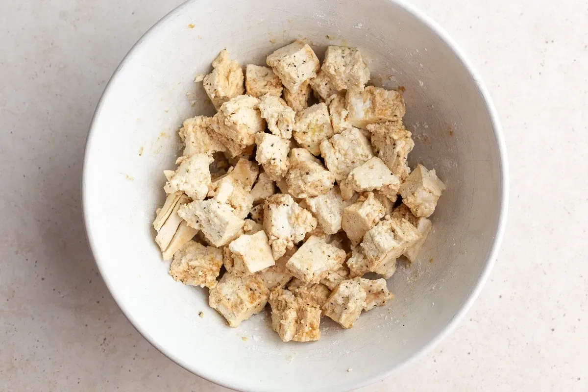 Bang Bang Tofu (Air Fryer or Pan Fried)