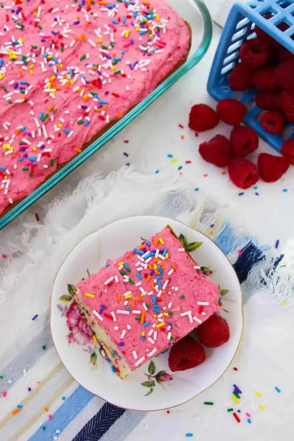 Homemade Confetti Cake