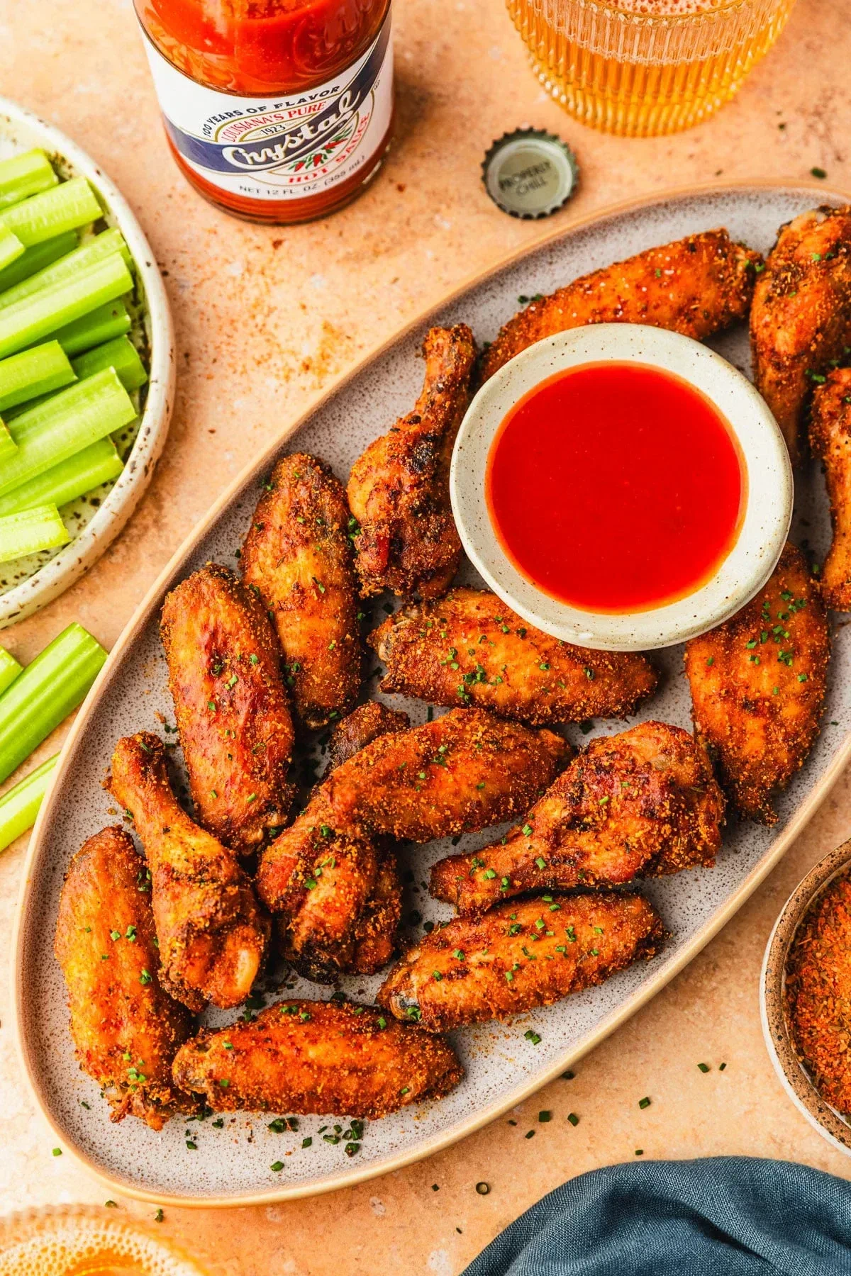 Cajun Spiced Chicken Wings