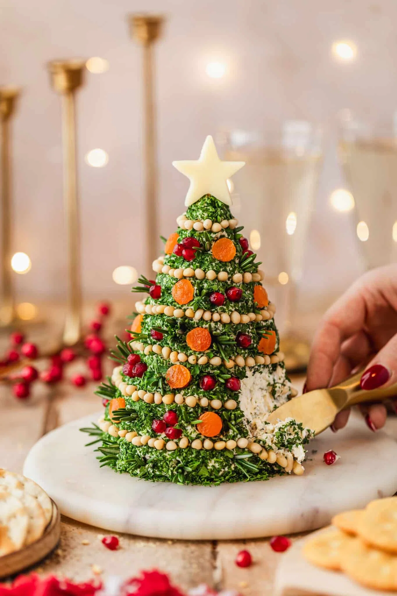 Christmas Tree Cheese Ball