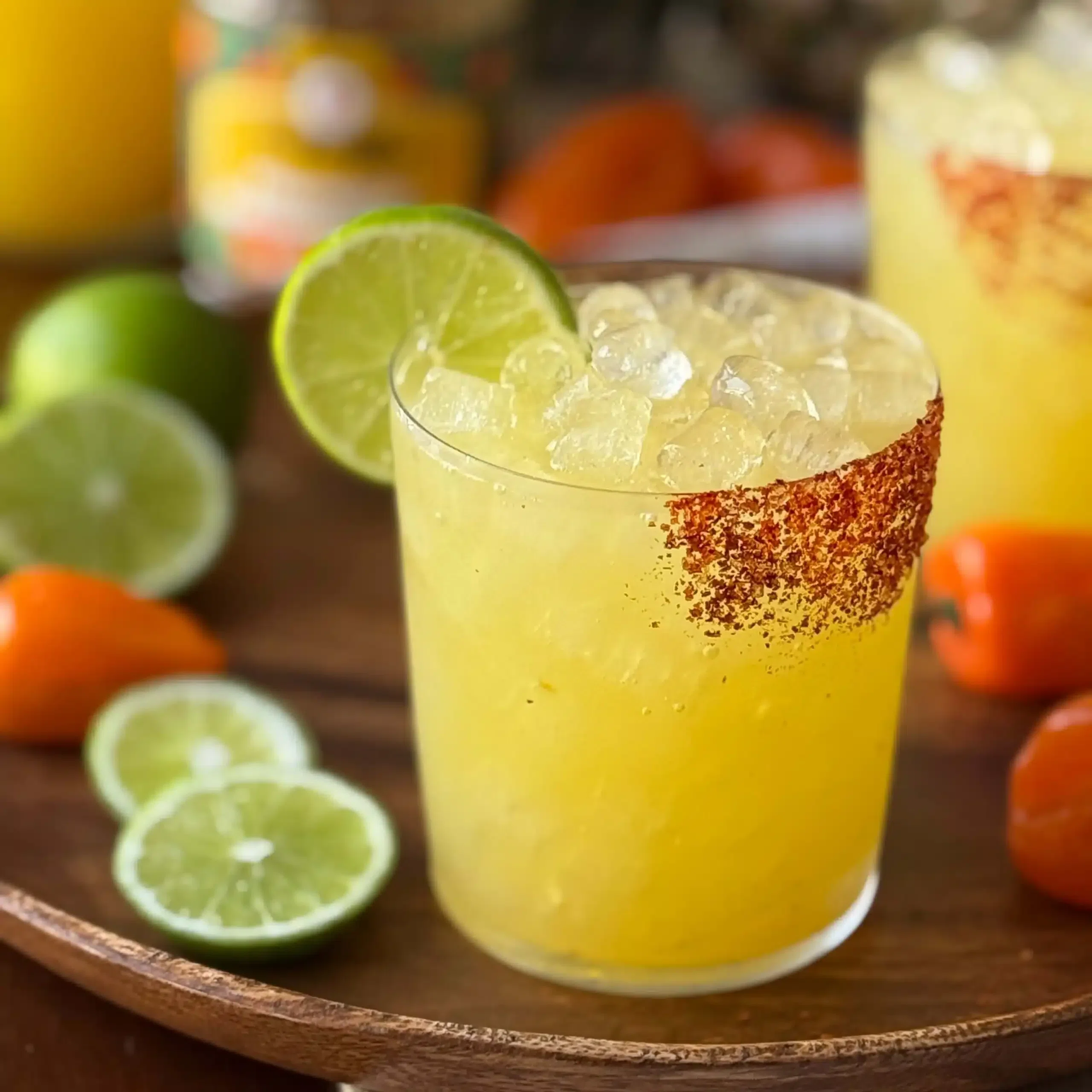Pineapple Habanero Margaritas (Batch Cocktail)