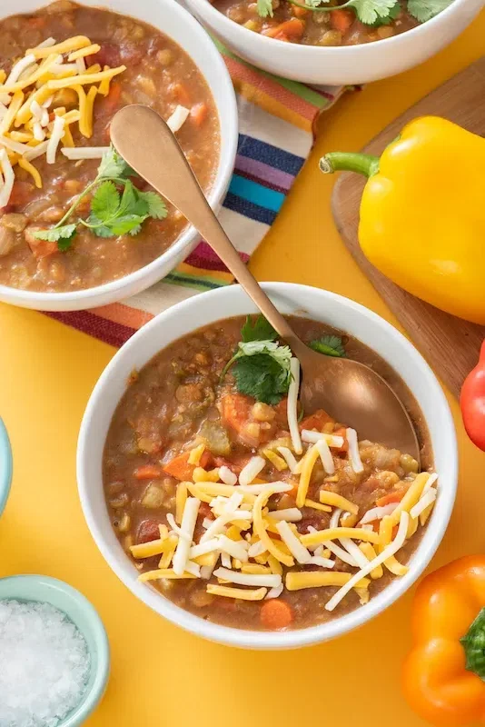 Crock Pot Vegetarian Chili