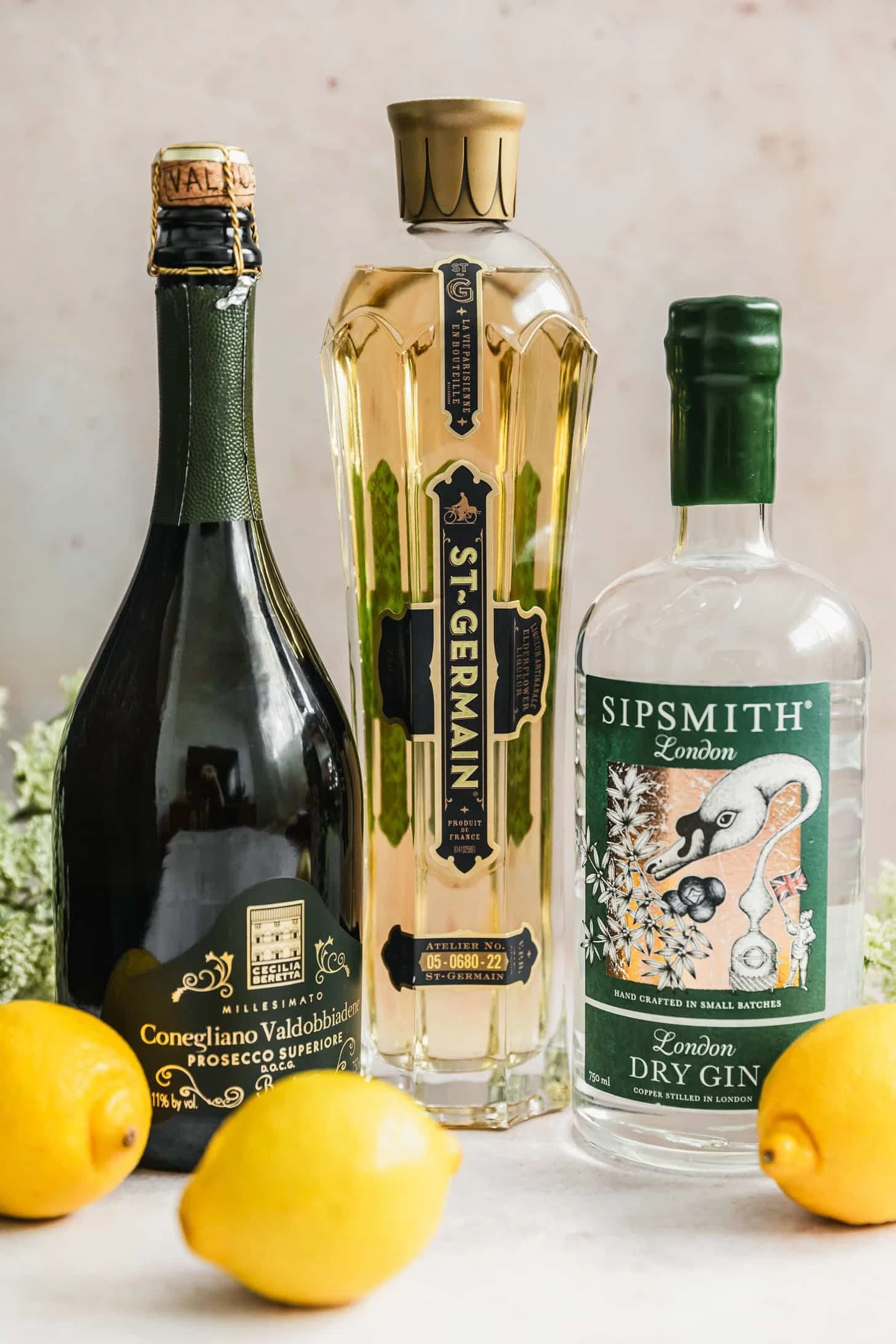 French 77 Cocktail with Gin