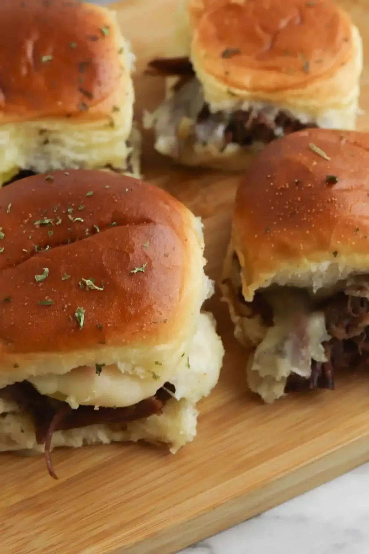 Crockpot Italian Beef Sliders