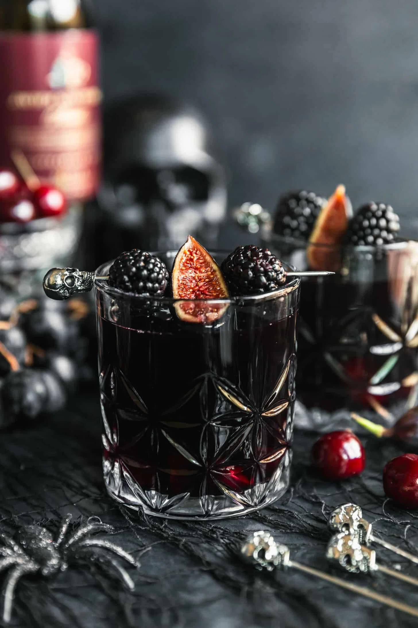Spooky Black Halloween Sangria
