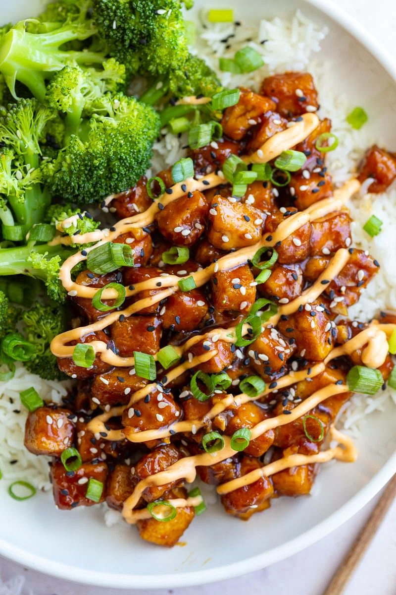 Honey Garlic Tofu