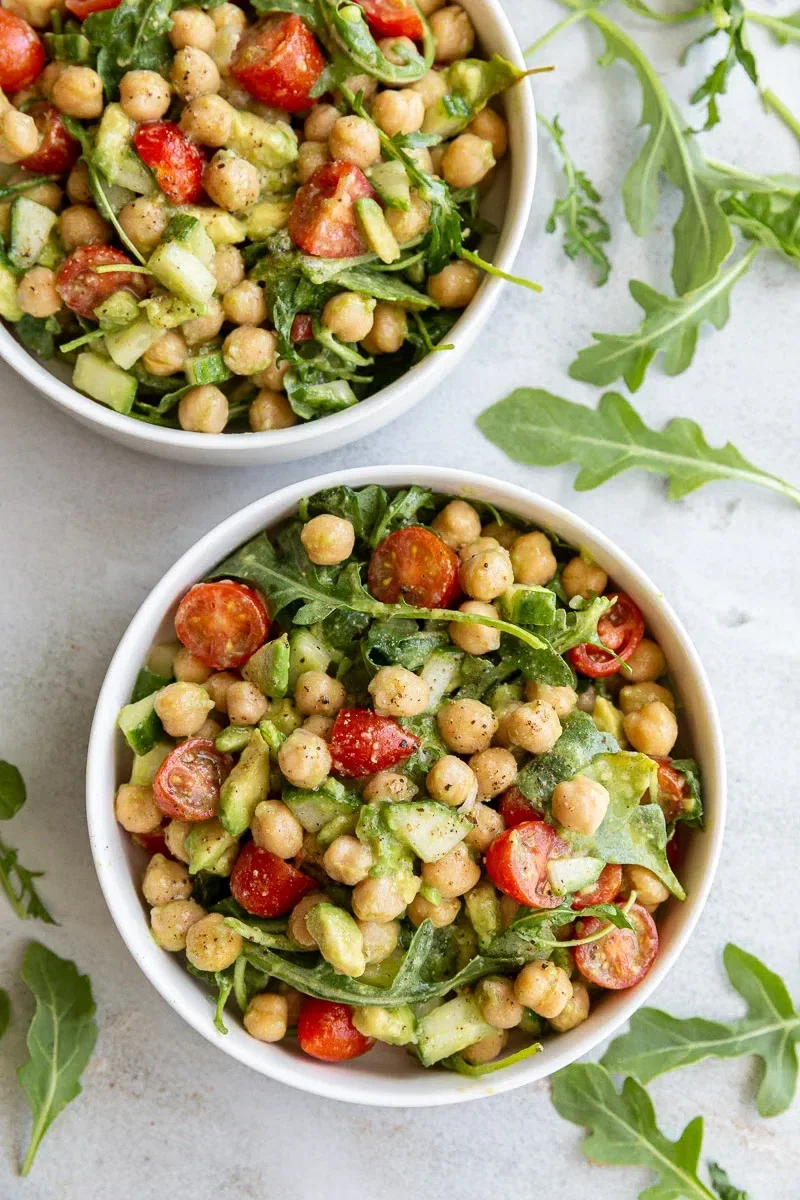 Easy Chickpea Avocado Salad