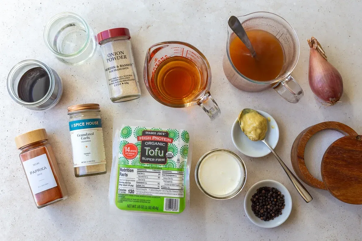 Creamy Peppercorn Tofu