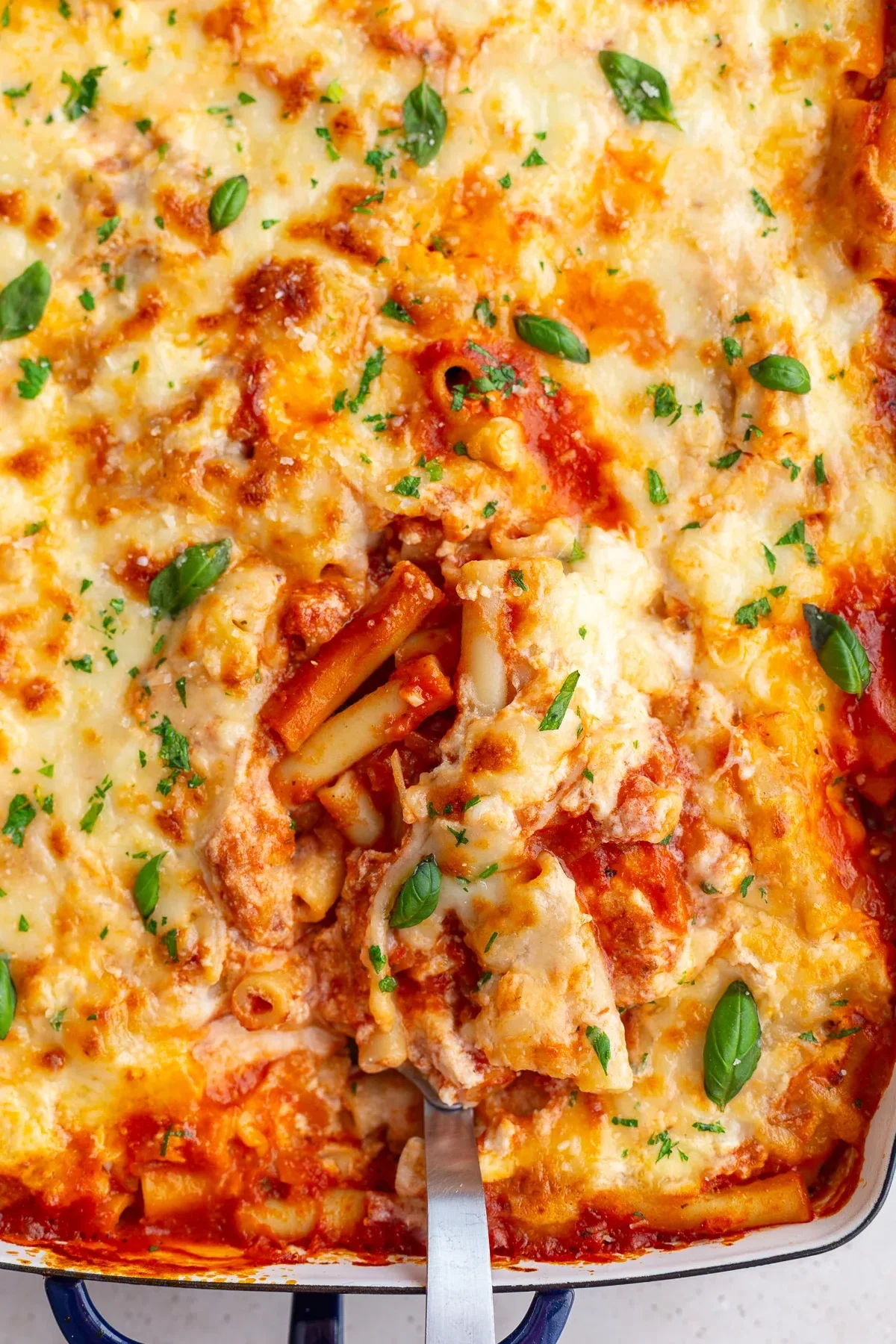 Easy Baked Ziti Without Meat
