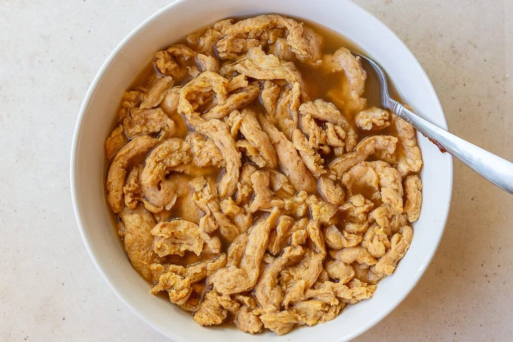 Vegetarian Chicken Noodle Soup (Easy + Vegan)