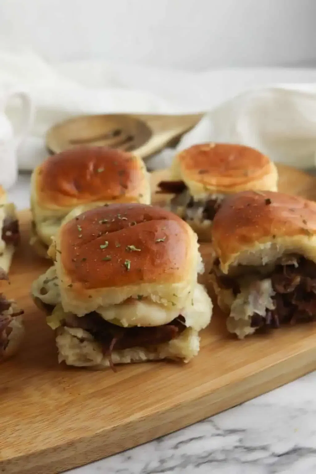 Crockpot Italian Beef Sliders