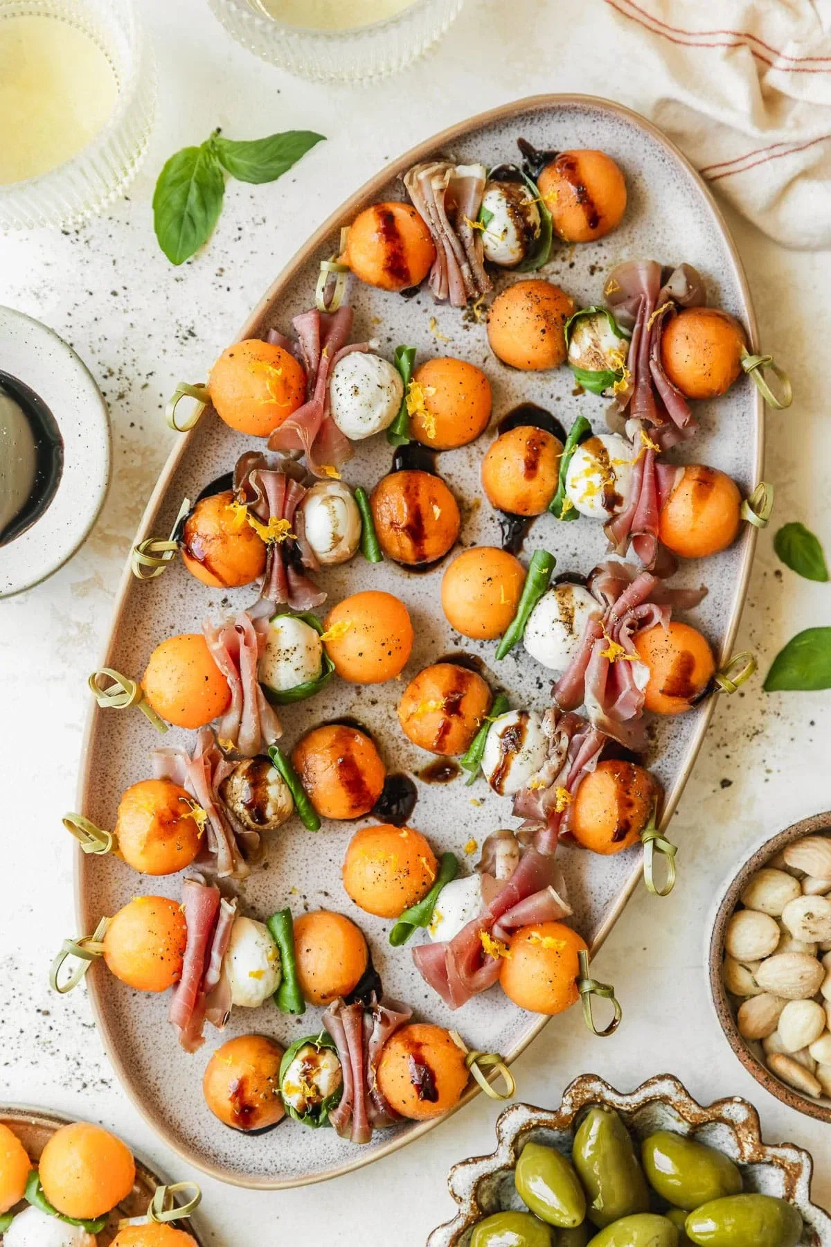 Melon Prosciutto Skewers