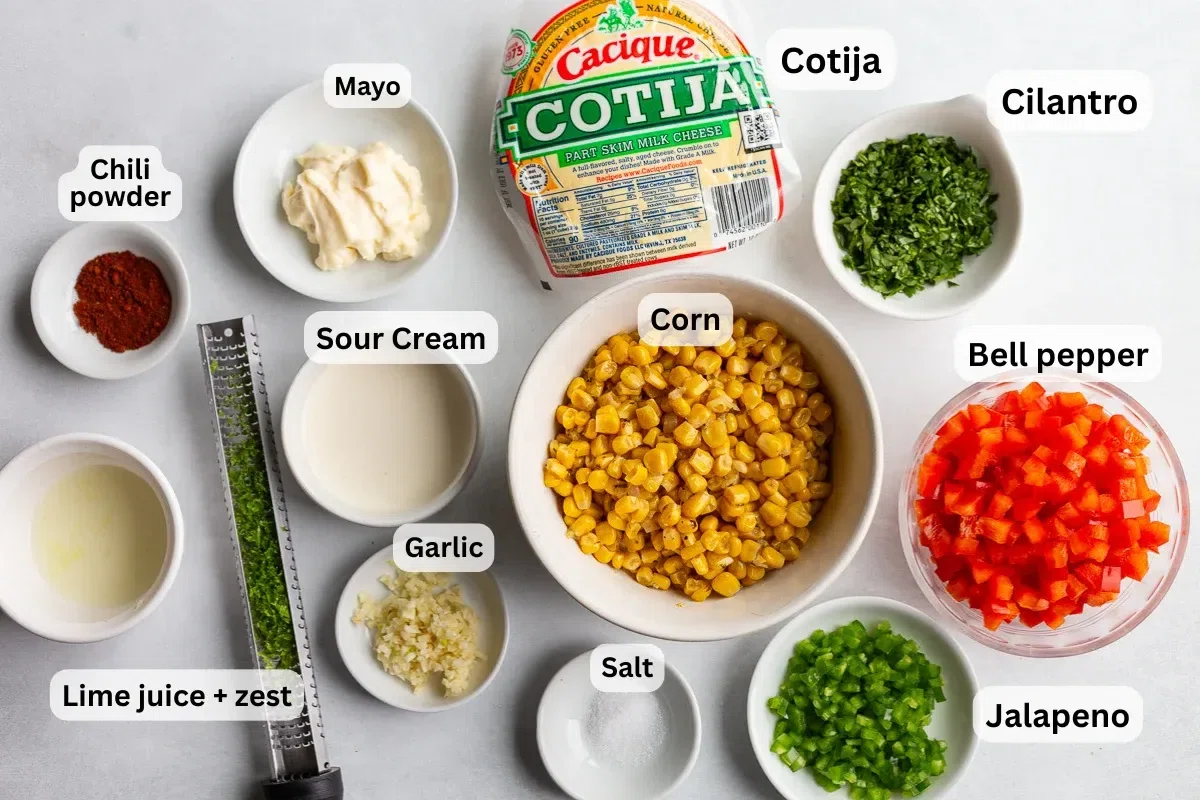 Mexican Street Corn Salad (Esquites)