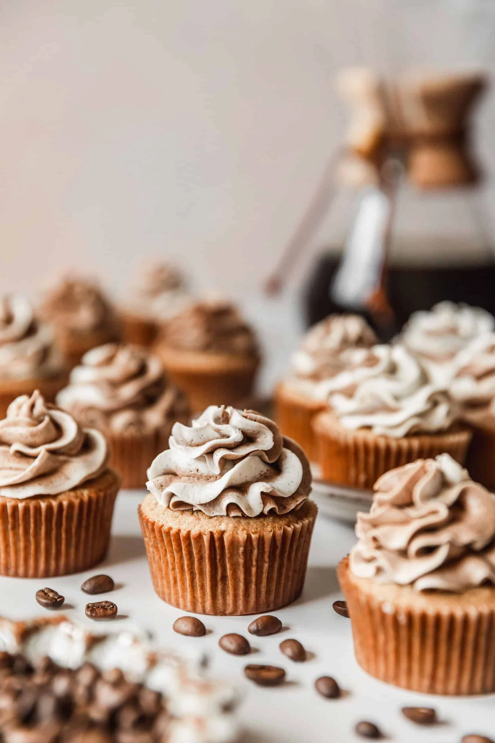 Coffee Cupcakes with Vanilla Coffee Buttercream
