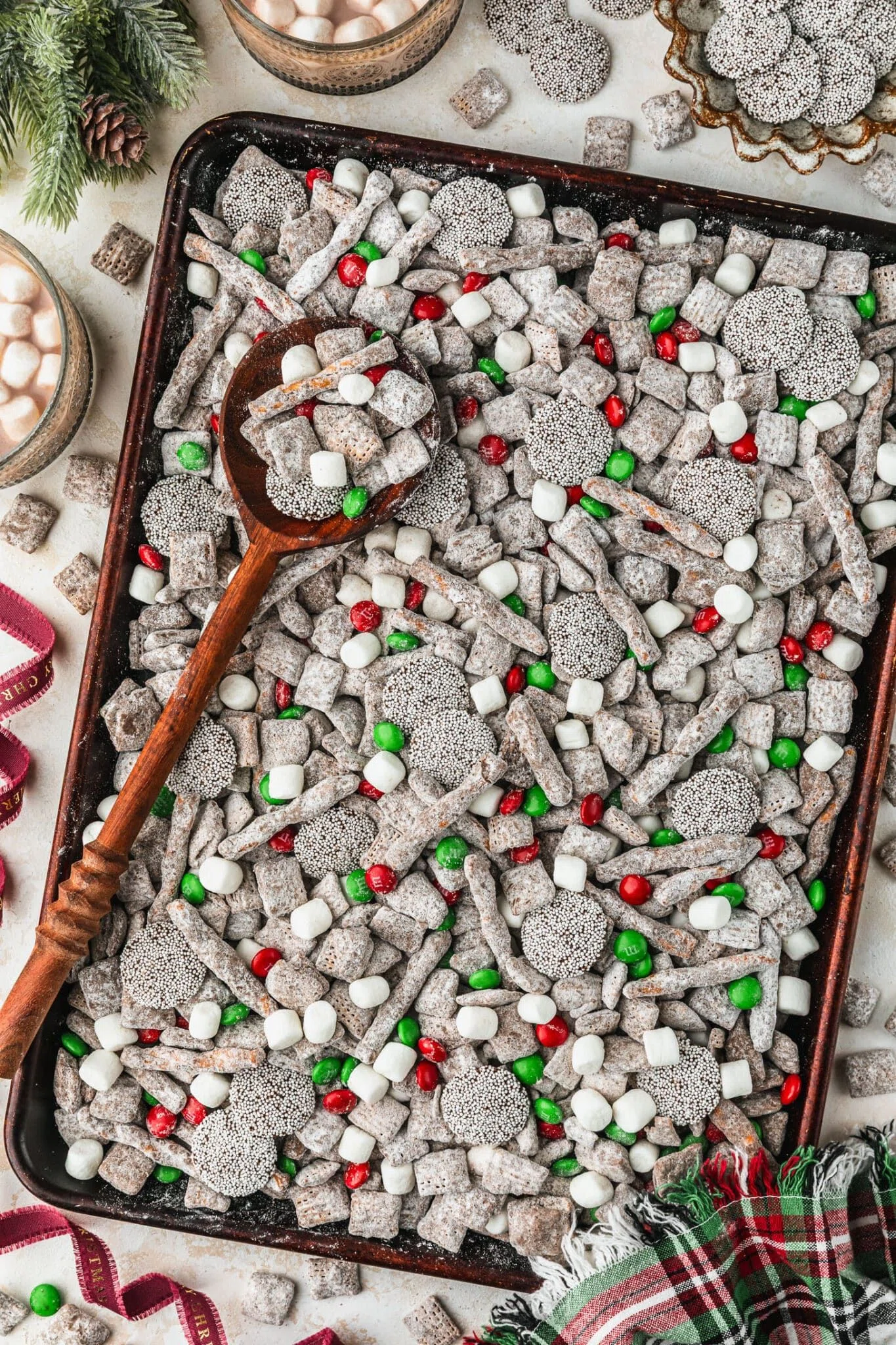 Hot Cocoa Christmas Puppy Chow