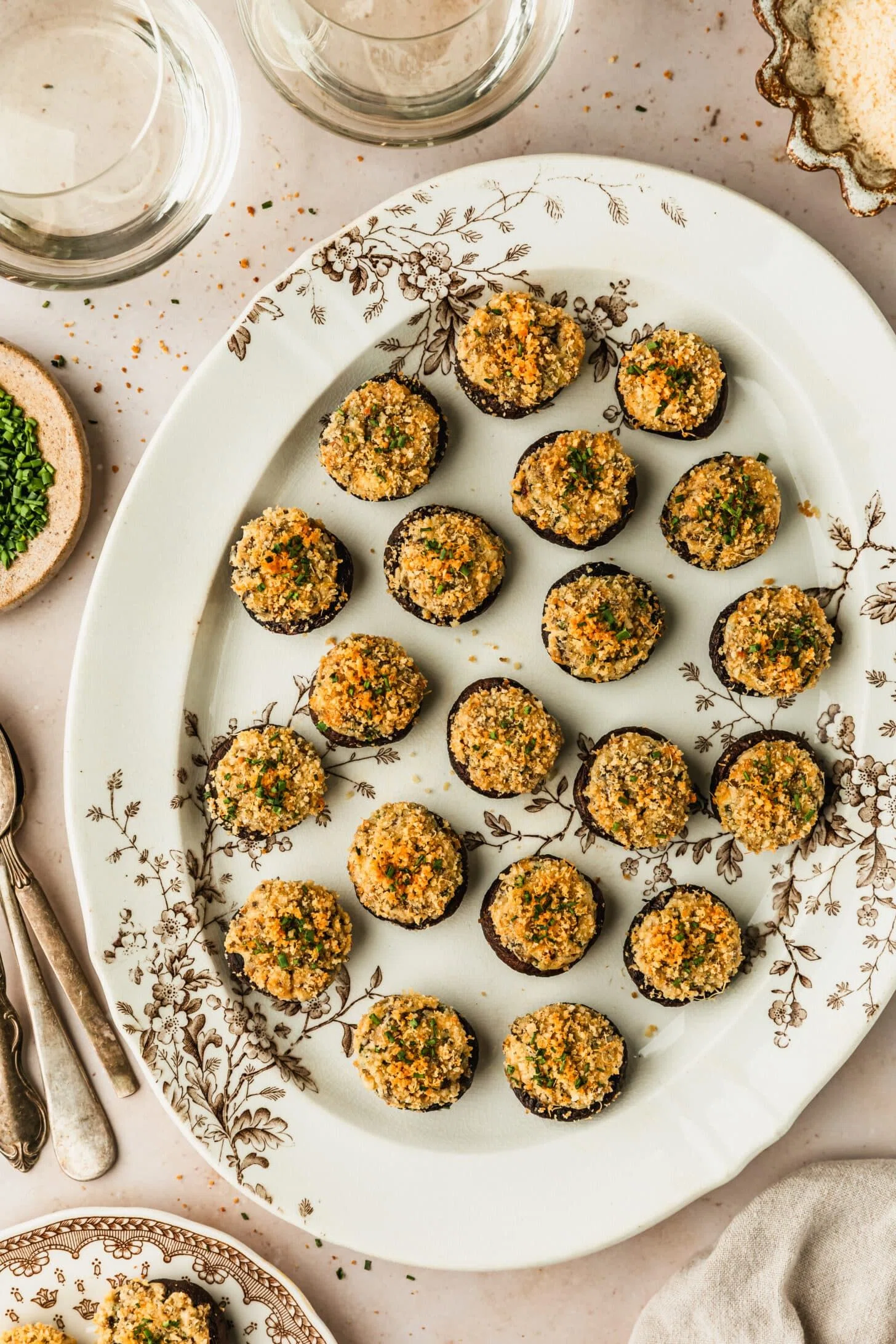 Savory Boursin Cheese Stuffed Mushrooms