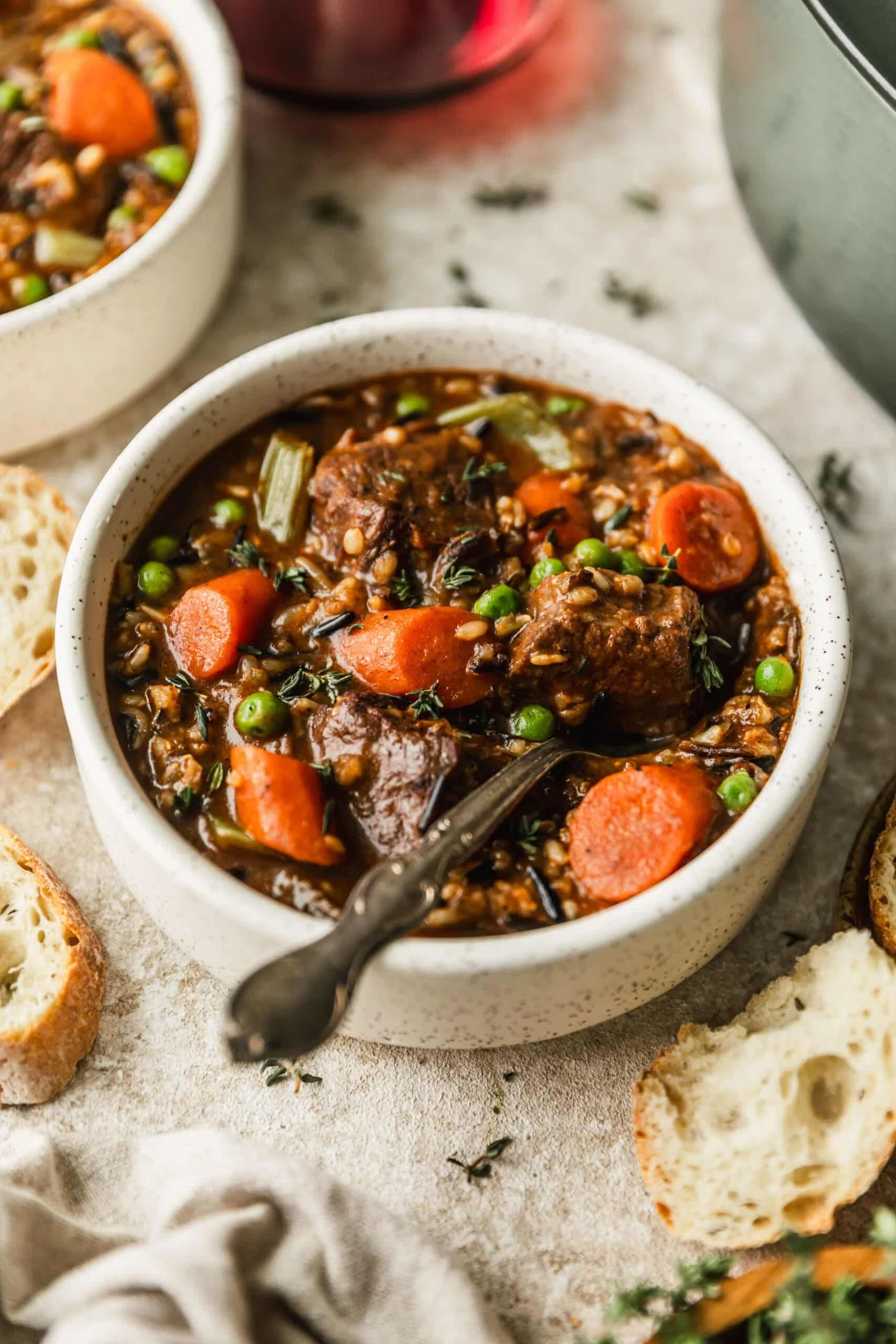 Brisket Beef Stew with Wild Rice & Vegetables