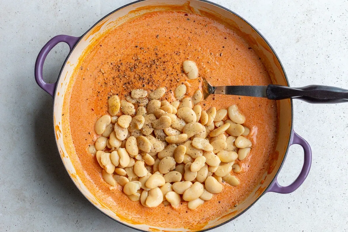 Vodka Sauce Creamy Butter Beans
