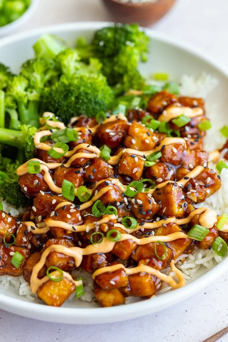 Honey Garlic Tofu