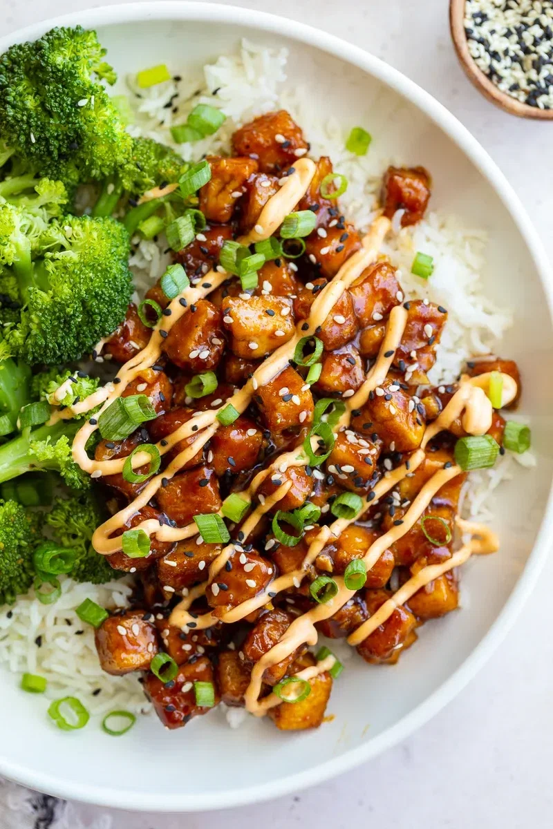 Honey Garlic Tofu
