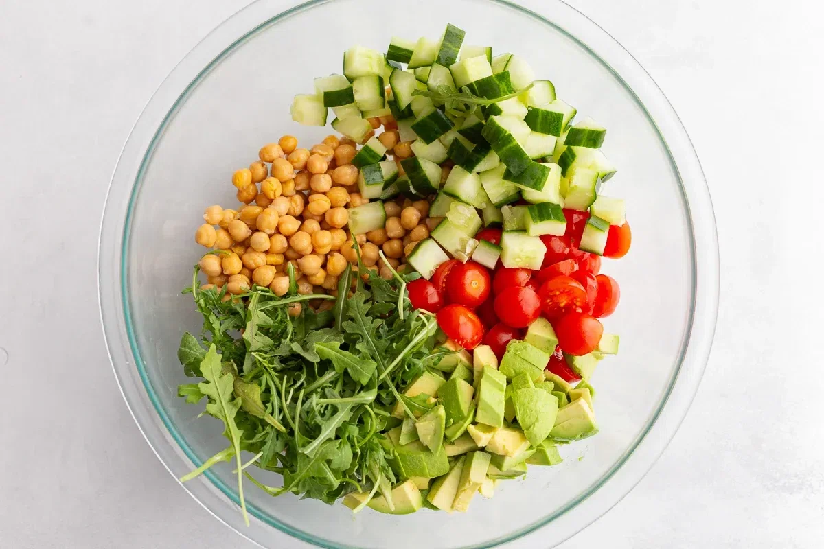 Easy Chickpea Avocado Salad