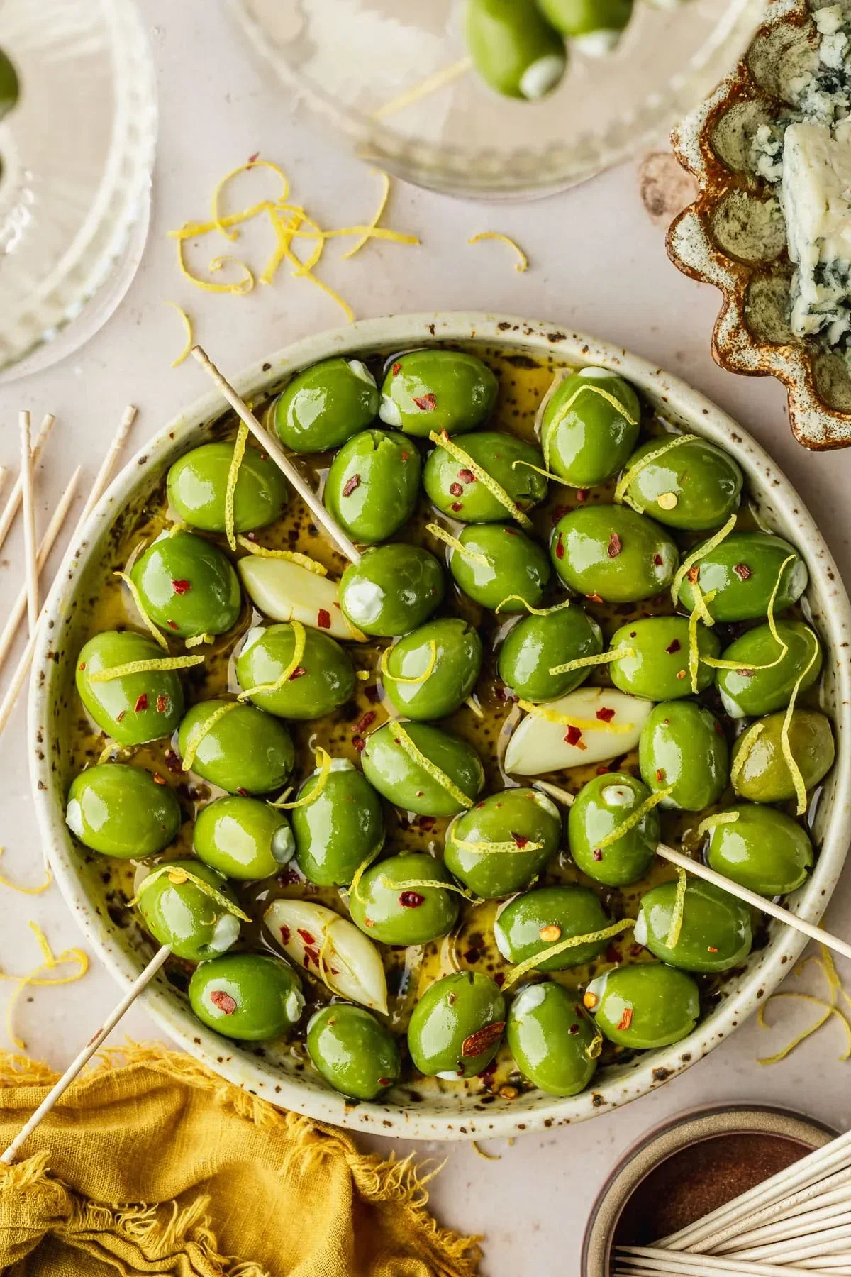 Blue Cheese Stuffed Olives