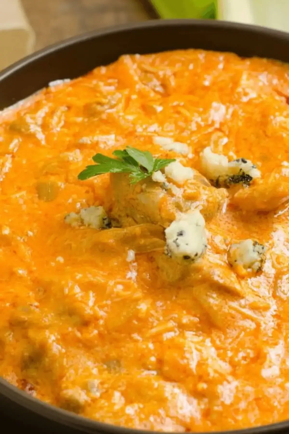 Cottage Cheese Buffalo Chicken Dip